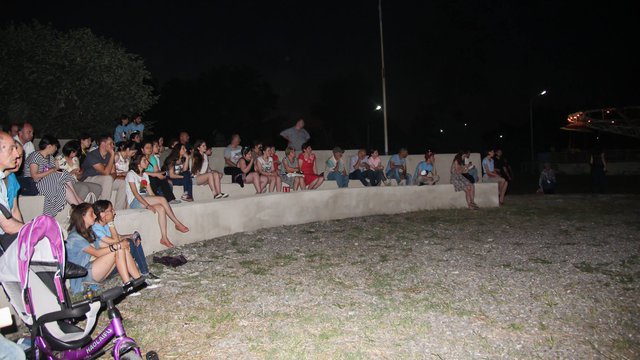 The first day of the Gori Free Film Festival which was held on July 17th. The audience watched Rusudan Pirveli's film "Susa"