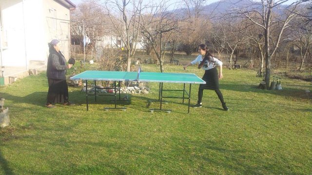 Pankisi girls are distinguished with the special talent in table tennis